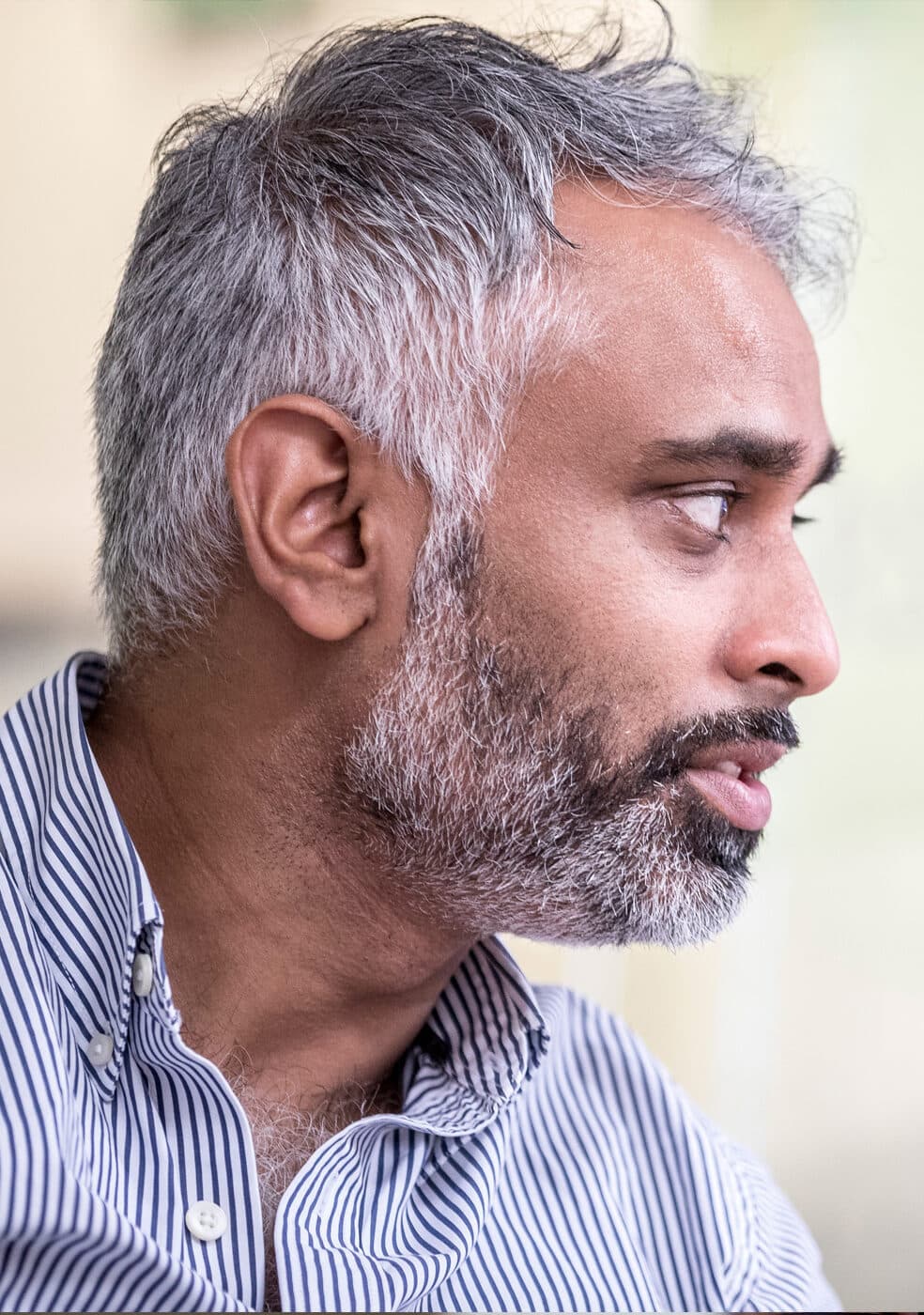 Portrait of Rav Kumar, founder of Kura Architects